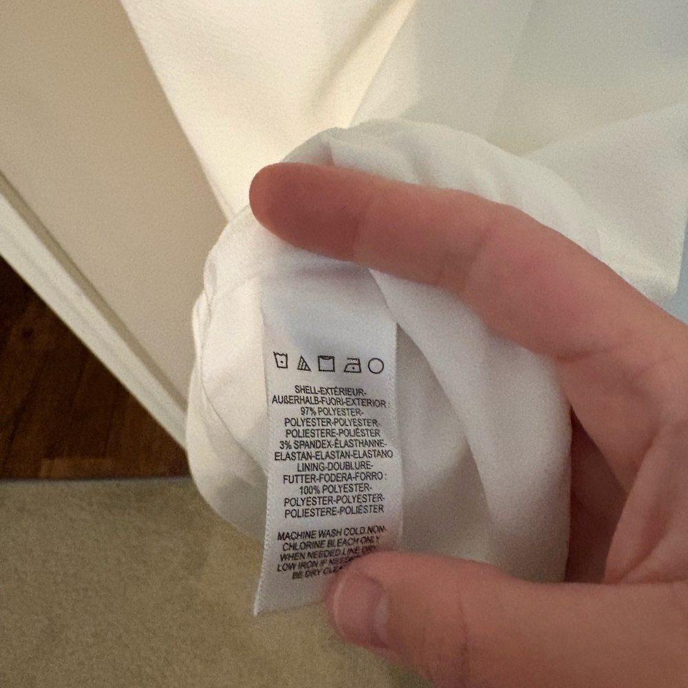 Dress the Population Off-Shoulder White Mini Dress - Picture 4 of 6
